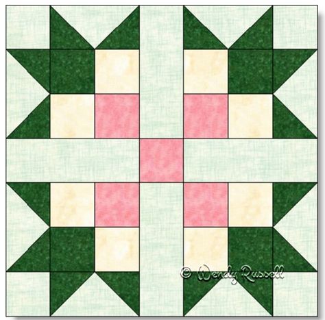 Quilting Flowers, Quilt Flowers, Free Quilt Block Patterns, Flower Quilt Patterns, Quilt Blocks Easy, Big Block Quilts, Quilting Blocks, Barn Quilt Designs, Quilt Block Patterns Free