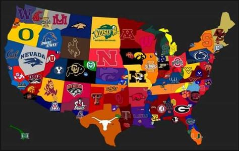 FOOTBALL College Football Map, Football Teams Logo, College Football Humor, College Football Quotes, College Football Memes, College Football Gameday, Football Humor, College Football Tailgate, College Football Outfits