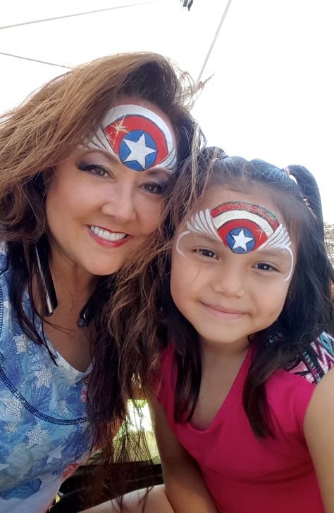 Superhero Face Painting Easy, Captain America Face Painting, Boy Face Paint Easy, Superhero Face Paint Easy, Super Hero Face Paint Easy, Face Paint Superhero, Face Painting Superhero, Marvel Face Paint, Hero Face Paint