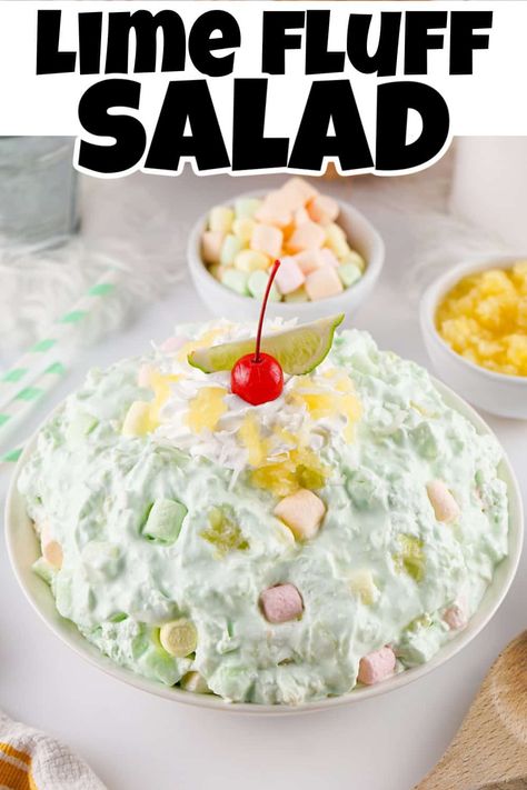 When it comes to easy desserts, you can’t go wrong with a vintage lime Jello salad! This old-fashioned recipe is perfect for any party, featuring a subtle lime flavor paired with creamy Cool Whip and sweet crushed pineapple. And since there’s no baking involved, this quick and easy sweet treat is a refreshing option for the hot summer months. Lime Jello Desserts Cool Whip, Lime Jello Salad Recipes Cool Whip, Dream Whip Jello Recipes, Lime Salad Jello, Layered Jello Salad Recipes, Summer Jello Salads, Lime Fluff Jello Salad, Summer Jello Desserts, Lime Jello Salad With Cream Cheese