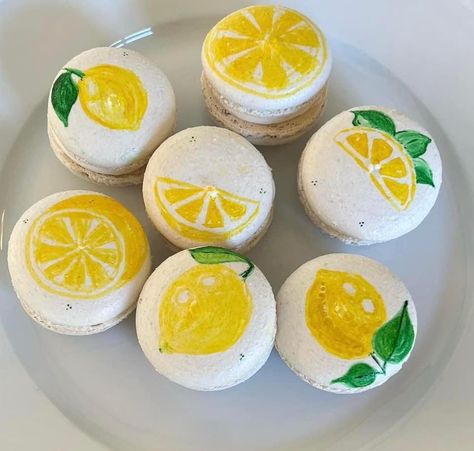 Lemon Macarons, Macarons, Lemon