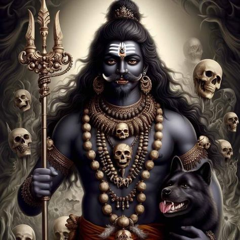 Bhairava God Art, Karuppusamy God Images, Hinduism Beliefs, Kala Bhairava, Hinduism History, Goddess Kali Images, Flight Response, Kali Statue, Form Of Energy