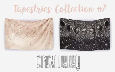 Sims4Luxury: Tapestries Collection 7 • Sims 4 Downloads Sims 4 Tapestry, Sims 4 Luxury, Sims4 Build, Sims 4 Decor, Build Buy Cc, Sims Furniture, Die Sims 4, Sims 4 Bedroom, Sims 4 Clutter