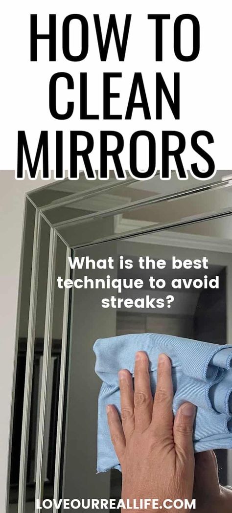 How To Clean Bathroom Mirrors, Best Mirror Cleaner, Streak Free Mirror Cleaner, Mirror Cleaner Diy, Homemade Mirror Cleaner, How To Clean A Mirror Without Streaks, Cleaning Mirrors Best Way To, Best Way To Clean Mirrors, How To Clean Mirrors Streak Free