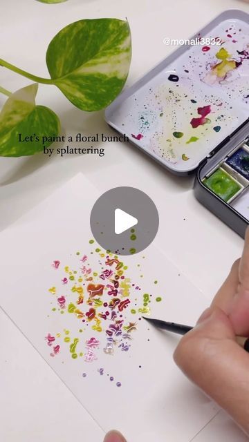 Watercolor Cake Painting Easy, Watercolour Inspiration Animals, Easy Diy Watercolor Cards, Line Drawing Watercolor, Simple Watercolor Flowers For Beginners, Watercolor Wildflowers Simple, Cute Watercolor Cards, Easy Paintings Acrylic, Watercolor Art For Beginners Simple Easy