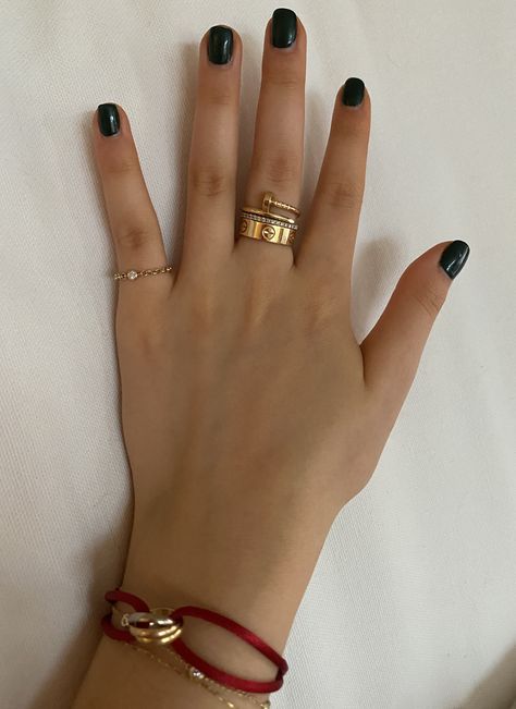 cartier love ring paired with the cartier nail ring and a cute dainty, gold, diamond chain ring to compliment the pinky finger Cartier Ring Stack, Cartier Stack, Cartier Nail Ring, Cartier Love Band, Luxury Wishlist, Pinky Finger Ring, Cartier Love Ring, Fashion Minimal, Jewelry Styling