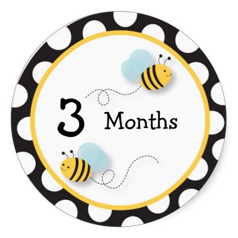 Happy 2 Months Baby, 3 Month Sticker, Months Stickers, Peaches And Bees Sticker, First Birthday Centerpieces, Cake Designs For Girl, Baby Tee Shirts, Baby Bumper, Childrens Poems