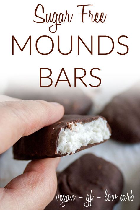 Mounds Bars Recipe, Mounds Bars, Mounds Bar, Vegan Keto Diet, Keto Candy, Coconut Bars, Keto Friendly Desserts, Vegan Keto, Sugar Free Desserts