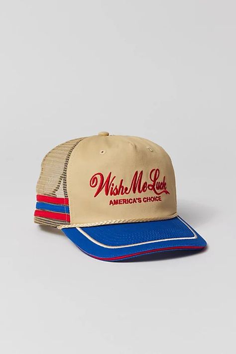 Wish Me Luck America’s Choice … curated on LTK Mens Black Trucker Hats, Hat Trends 2024, Men’s Hat, Men’s Hats, Hats For Men Trendy, Trucker Hats Men, Streetwear Hats, Embroidered Text, Wu Wear