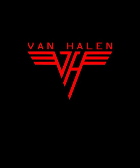 Bands Wallpaper, Band Shirt Ideas, Van Halen Logo, Van Hagar, Rock Nails, Funny Mean Quotes, Rock Album Covers, Rock Band Logos, Rock Band Posters