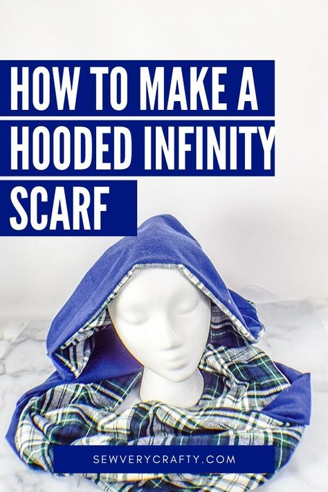 Scoodie Sewing Pattern, Flannel Blanket Scarf, Diy Hooded Scarf Sewing Free Pattern, Fleece Hooded Scarf With Pockets Free Pattern, Sewing Scarves Easy Patterns, Free Hooded Scarf Pattern, Hooded Infinity Scarf Pattern, Hooded Scarf Pattern Sew, Flannel Sewing Projects Diy