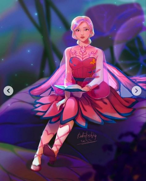 Barbie Mariposa Fanart, Barbie Fanart, Princess Charm School, Barbie Drawing, Barbie Cartoon, Fairy Friends, Barbie Princess, Arte Sketchbook, Barbie Movies