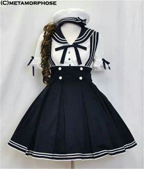 null # amreading # books # wattpad Lolita Outfit, Sailor Outfit, Kostum Cosplay, Lolita Outfits, Sailor Dress, Kawaii Clothes, 여자 패션, Cosplay Outfits, Lolita Dress