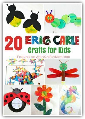 Eric Carle Activities Preschool, Eric Carle Crafts, Eric Carle Classroom, Eric Carle Books, Eric Carle Art, Eric Carle Activities, Author Study, Harry Potter Crafts, Daycare Ideas