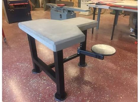 Portable Shooting Bench, Shooting Bench Plans, Outdoor Shooting Range, Shooting Table, Field Target, Concrete Tables, Bench Rest, Reloading Bench, Workbench Designs