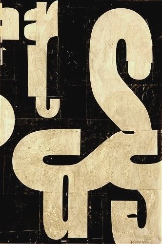 Analog Typography, Typography Geometric, Cecil Touchon, Art Freedom, Asemic Writing, Typographic Art, Collage Artists, The Net, Art Abstrait