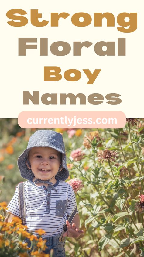 Nature, Plant Names For Boys, Flower Names For Boys, Name Inspiration Boy, Boy Namea, Nature Boy Names, Unique Flower Names, Flower Baby Names, Boys Names Unique