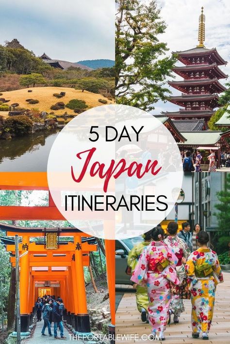 Choose a 5 day Japan itinerary that fits your travel style! Whether you're looking for an off the beaten path Japan itinerary or a trip to Tokyo and Kyoto, my Japan travel guide has got you covered. Plan a Japan itinerary for first time visitors, including a 5 days in Japan budget, with these Japan travel tips. #japan #asiatravel #traveltips Japan Budget, Cross Country Training, Romantic Camping, Trip To Tokyo, Japan Holiday, Japan Travel Destinations, Couples Travel, Japan Guide, Japan Itinerary