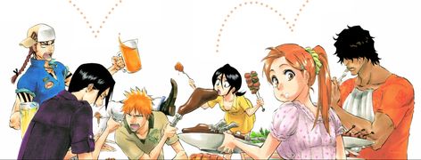 Bleach Twitter Banner, Bleach Cover Photo, Bleach Group Matching Icons, Bleach Themed Phone, Bleach Ipad Wallpaper, Bleach Group Photo, Bleach Computer Wallpaper, Ichigo And Orihime Banner, Bleach Discord Banner