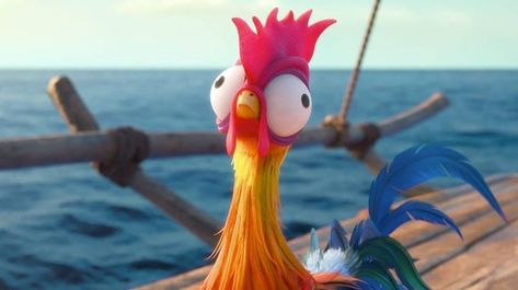 The Meaning Of Heihei: Here's What Moana's Chicken Is Really All About | That Moment In Simple Chicken Drawing, Moana Chicken, Moana 2016, Moana Movie, Chicken Drawing, Something Scary, Simple Chicken, Backyard Poultry, Disney Animated Movies