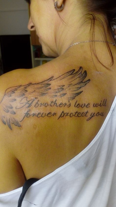 Losing Brother Tattoo, Memorial Tattoo For Brother Lost, Small Tattoos For Brothers Who Passed, Simple Memorial Tattoos Brother, Memorial Tattoo Quotes Brother, Tattoo For Passed Brother, Tattoo For Lost Brother, Tattoos In Memory Of Brother, Unique Memorial Tattoos For Brother