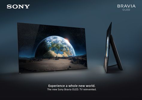 SONY BRAVIA OLED - EARTH RISING on Behance Tv Ads, Home Layout Design, Sony Design, Computer Wallpaper Hd, Sony Bravia, Lg Tvs, Oled Tv, Gadget Gifts, Led Tv