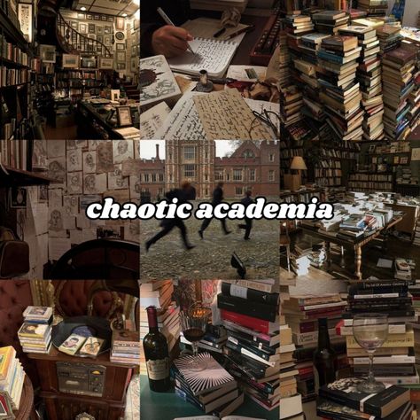 Chaotic, chaotic aesthetic, chaotic academia, chaotic academia aesthetic, chaotic academia Inspo, chaotic academia collage, books, books aesthetic, Book collection, messy, messy aesthetic, Academia aesthetic, Academia Inspo, TikTok, uni, university, student aesthetic, student Inspo, Inspo Chaotic Study Aesthetic, Chaotic Academia Room, Chaotic Dark Academia, Chaos Academia Aesthetic, Messy Academia, Chaos Academia, University Student Aesthetic, Chaotic Academia Aesthetic Outfit, Chaotic Academia Outfits