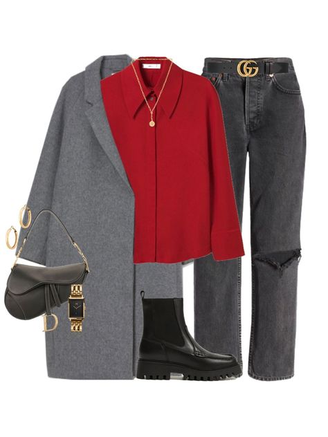 New York Winter Fashion, Coat Outfit Casual, Tomboy Femme, Outing Outfit, Looks Jeans, New York Winter, University Outfit, Look Plus Size, Into Fashion