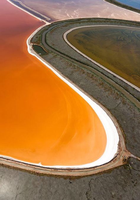 Another fun shot from the heicopter ride over the salt ponds of the San Francisco bay area. For the story refer to my other salt pond shot called Nature Paintings, that was recently awarded Daily Dozen award. Aerial Views Landscape, Africa Nature, Building Landscape, Salt Ponds, Honeymoon Places, Aerial Images, Chrysler Building, 수채화 그림, Drone Photos