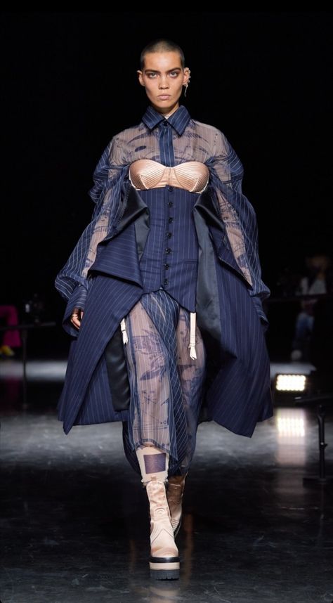 Deconstruction Fashion, Jean Paul Gaultier Haute Couture, Runway Inspiration, Gender Fluid Fashion, Charles James, Pierre Hardy, Fashion Runway, Couture Week, Couture Runway