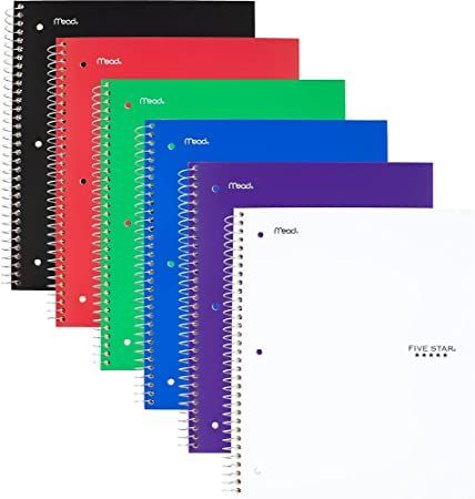 Book Binding Types, Five Star Notebook, Three Ring Binder, Review Notebook, Ruled Paper, Ruled Notebook, Wire Binding, You Loose, Gift Finder