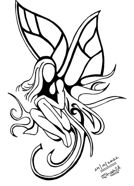 Unfurl your wings and fly... Touch the sky... Cute Tattoo, Fairy Silhouette, Fairy Tattoo Designs, Fairy Tattoo, Diy Fairy, Ipad Decal, White Tattoo, Temporary Tattoo Stickers, Vinyl Wall Art