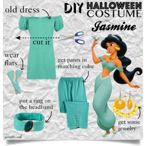 DIY Halloween Costume Princess Jasmine Easy idea Diy Jasmine Costume Kids, Diy Jasmine Halloween Costume, Jasmine Diy Costume, Diy Jasmine Costume Women, Diy Jasmine Costume, Jasmine Aladdin Costume, Jasmine Costume Diy, Aladdin Costume Diy, Princess Jasmine Costume Diy