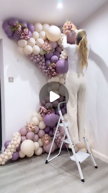 Meraki | Events Balloon Artistry Training by Rachael Hurst on Instagram: "Introducing the Fabulous STYLEX PASTEL DUSK RANGE:

✨ Pastel Dusk Cream
✨ Pastel Dusk Rose
✨ Pastel Dusk Lavender

3 out of 5 enchanting shades used to create this beautiful corner display, adding a dash of elegance to your space

@stylexballoons ~ an Australian balloon brand, is dedicated to offering high-quality latex balloons without compromising affordability. This commitment ensures that you receive exceptional value for your investment!
I am honestly OBSESSED with this brand, I just love everything about them 😍 And guyssss, they ship worldwide too! 🌎 

Want to learn how to create this prop-free corner display? The Tutorial is dropping in the academy this weeeeek!! 🚀

The Academy is available to everyone worl Matte Pastel Balloon Garland, Balloons On Wall Decor, Balloon Garland In Corner Of Room, Balloon Corner Decoration, Corner Balloon Garland, Balloon Arch Pricing, Ballon Arch Back Drop, Balloon Garland On Wall, How To Make A Balloon Wall