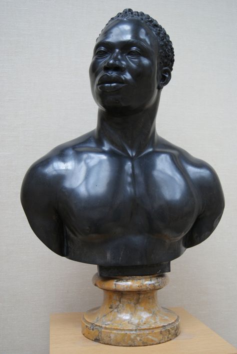 People of Color in European Art History — Studio of Francis Harwood (in Italy) Portrait... Black Samurai, Biblical Hebrew, African Sculptures, Realistic Eye, History Painting, Afrocentric Art, Portrait Sculpture, European Art, African History