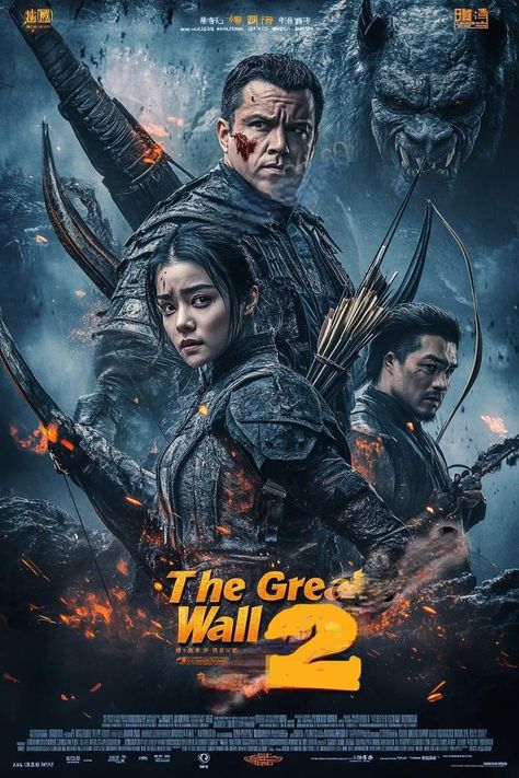 Andy Lau, Movie Logo Design, Adventure Film, Japanese Movies, Matt Damon, Thriller Movies, January 25, Fantasy Movies, Netflix Movie