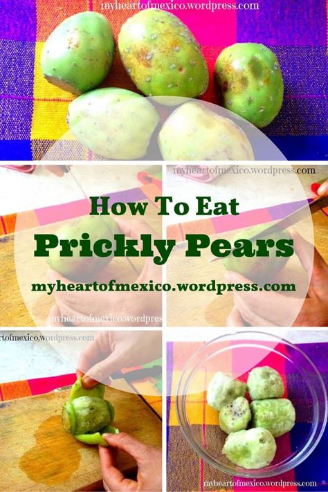 How To Eat Prickly Pears Or Cactus Fruit | My Heart Of Mexico Pear Relish, Prickly Pear Recipes, Cactus Pear, Cactus Pears, Prickly Pear Seed Oil, Cactus Fruit, Mexican Food Dishes, Red Cactus, Vegan Ideas