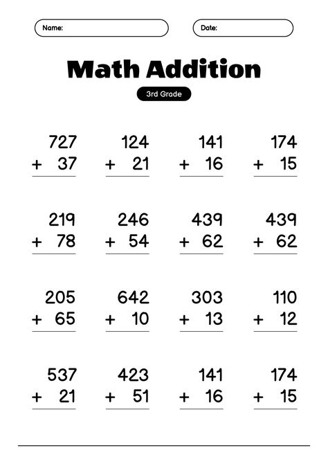 Free Printable Math Worksheets 3rd Grade Math Problems For 3rd Grade, 3rd Grade Classroom Worksheets, Mathematics Worksheets 3rd Grade, Math Worksheets For 3rd Grade Free Printable, Gr 4 Math Worksheets, 3rd Grade Activity Worksheets, 3rd Grade Math Lesson Plans, Math Grade 4 Activities, 3rd Math Worksheets