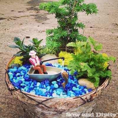 Mini Gardens, More Than Just Fairies - Sow & Dipity Ladder For Plants, Garden Crafts For Kids, Fairy Folk, Fairy Stuff, Mini Gardens, Gardening Gifts, Miniature Gardens, Faeries Gardens, Mini Fairy Garden