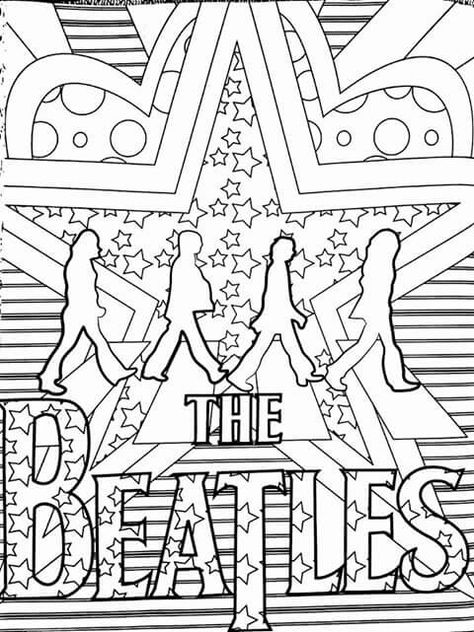 The Beatles Coloring Pages, Beatles Coloring Pages, Band Coloring Pages, 80s Coloring, Sunflower Coloring, Homecoming Floats, Sunflower Coloring Pages, Cheesy Puns, Colouring Pictures