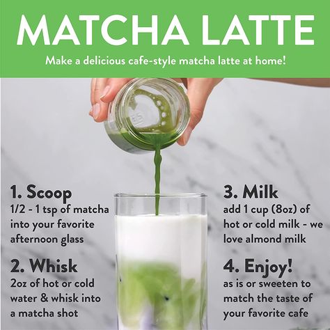 Green Tea Latte Recipe, Organic Matcha Green Tea Powder, Matcha Tea Latte, Healthy Juicer Recipes, Iced Drinks Recipes, Matcha Latte Recipe, Matcha Green Tea Latte, Matcha Smoothie, Matcha Drink