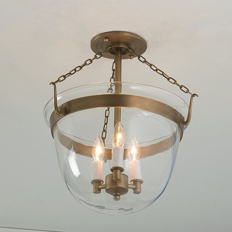 Traditional Semi Flush Mount Ceiling Lights - Shades of Light Modern Traditional Lighting, Hallway Ceiling Lights, Ceiling Lantern, Flush Chandelier, Entry Lighting, Foyer Lighting, Semi Flush Lighting, Glass Ceiling Lights, Bathroom Ceiling Light