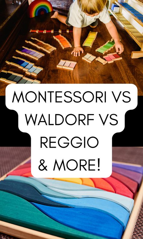 What Is Waldorf Education, Waldorf Playroom Reggio Emilia, Waldorf Steiner Playroom, Waldorf Inspired Classroom, Reggio Emilia Homeschool, Waldorf Infant Classroom, Montessori Vs Waldorf, Montessori Vs Traditional, Waldorf School Activities