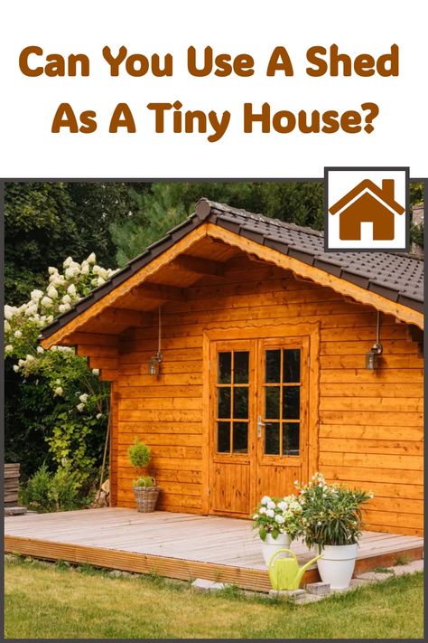 Thinking of downsizing? Discover how you can transform a shed into a cozy tiny house! With the right planning and creativity, a shed can become a charming and functional living space. 

Explore practical tips and inspiring ideas to make your tiny house dream a reality. 

#TinyHouseLiving #ShedToHome #SmallSpaceDesign #DIYHomeImprovement #MinimalistLiving #HomeTransformation Shed Into Tiny House, Shed To Home, Cozy Tiny House, Living In A Shed, House Lifestyle, Small Wooden House, Small Sheds, House Dream, Cheap Houses