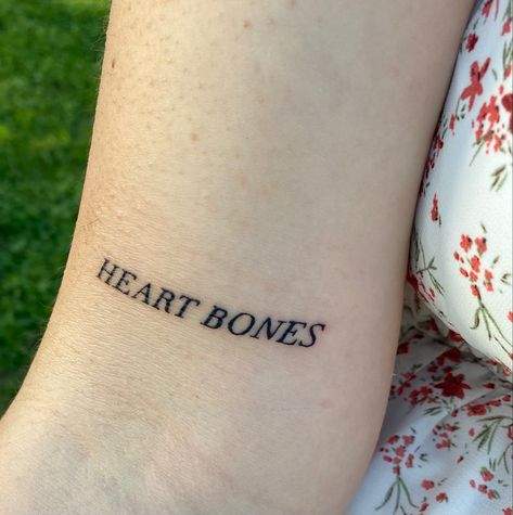 Heart Bones Tattoo Colleen Hoover, Colleen Hoover Tattoos, Bone Heart Tattoo, Heart Bones Tattoo, Colleen Hoover Heart Bones, Bones Tattoo, Heart Bones, Bone Tattoos, Colleen Hoover Books