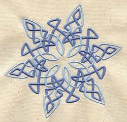 Celtic Snowflake design.This would make a wonderful tattoo. I'd do it in purple Celtic Snowflake, Celtic Quilt, Snow Flake Tattoo, Snowflake Embroidery, Celtic Weave, Celtic Knot Designs, Unique Symbols, Celtic Patterns, Urban Threads