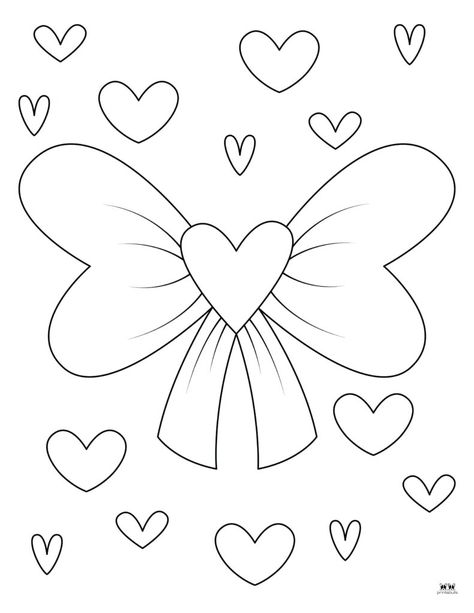 Heart Patterns Printable Free, Valentine Coloring Pages Free Printables, Valentines Colors, Free Printable Valentines Tags, Valentines Day Coloring Page, Valentine Coloring Pages, Simple Hand Embroidery Patterns, Heart Coloring Pages, Love Coloring Pages