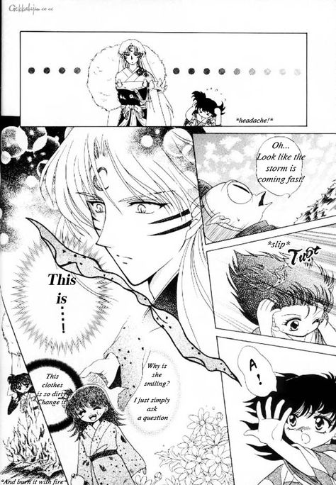 SessRin doujinshi The Wind pg4 Sessrin Comics, Sesshomaru Quotes, Lord Sesshomaru And Rin, Rin Sesshomaru, Sessrin Doujinshi, Inuyasha Sesshomaru X Rin, Read Japanese, Rin And Sesshomaru, Wind Art