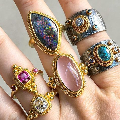 #finejewelry hashtag on Instagram • Photos and Videos Afro Jewelry, Whimsical Ring, Boulder Opal Ring, Australian Boulder Opal, Mom Jewelry, Handcrafted Artisan Jewelry, Blue Zircon, Lovely Jewellery, Jewellery Designs