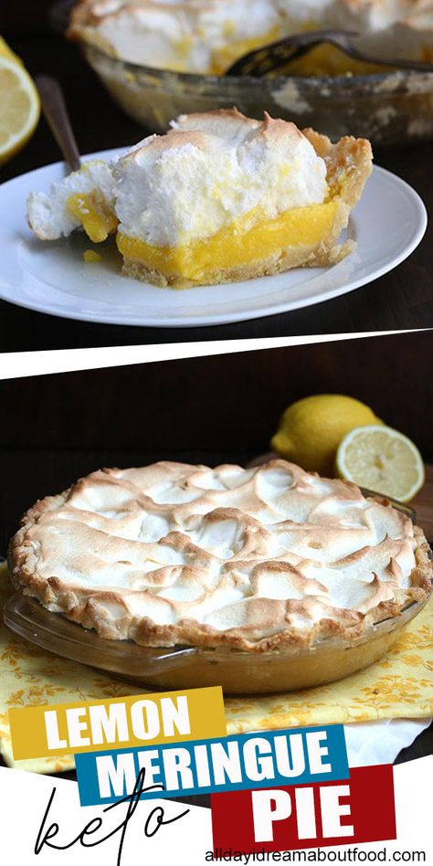 Fluffy Meringue, The Best Keto Recipes, Meringue Topping, Best Keto Recipes, Slow Cooker Desserts, Lemon Filling, Low Carb Sweets, Sweet Lemon, Lemon Meringue Pie